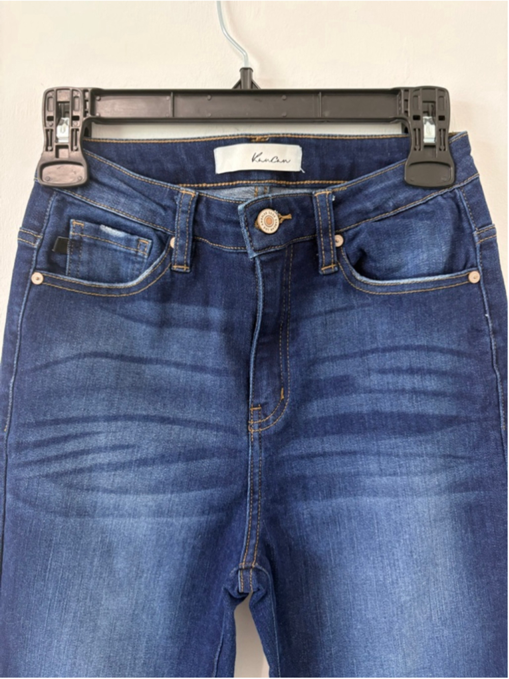#339 KanCan Lexington High Rise Skinny Jeans Sz 5/26 Dark Wash EUC - Picture 4 of 12